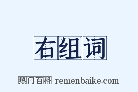 右组词是什么意思的图片